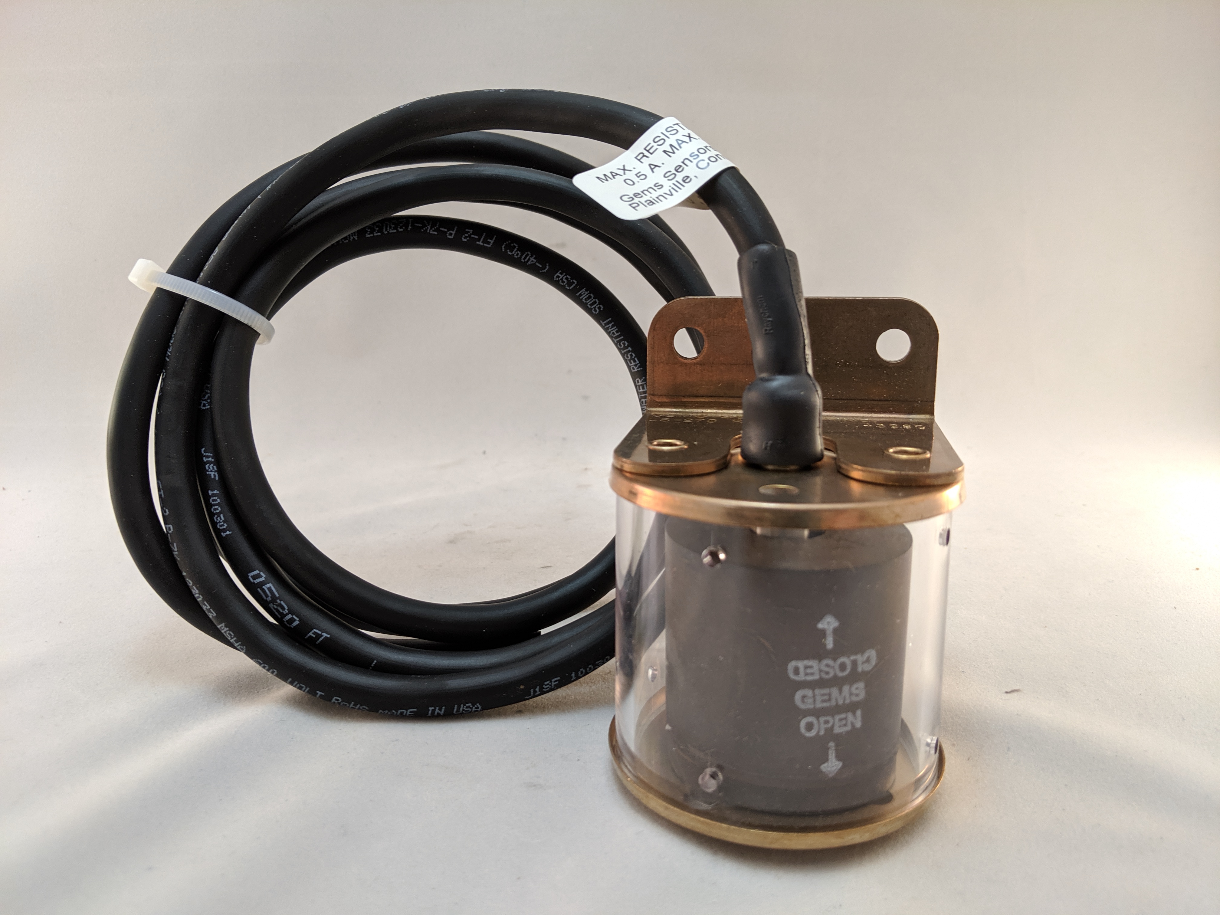 LS-270 SLOSH SHIELD LEVEL SWITCH FLOAT N.O. 50VA