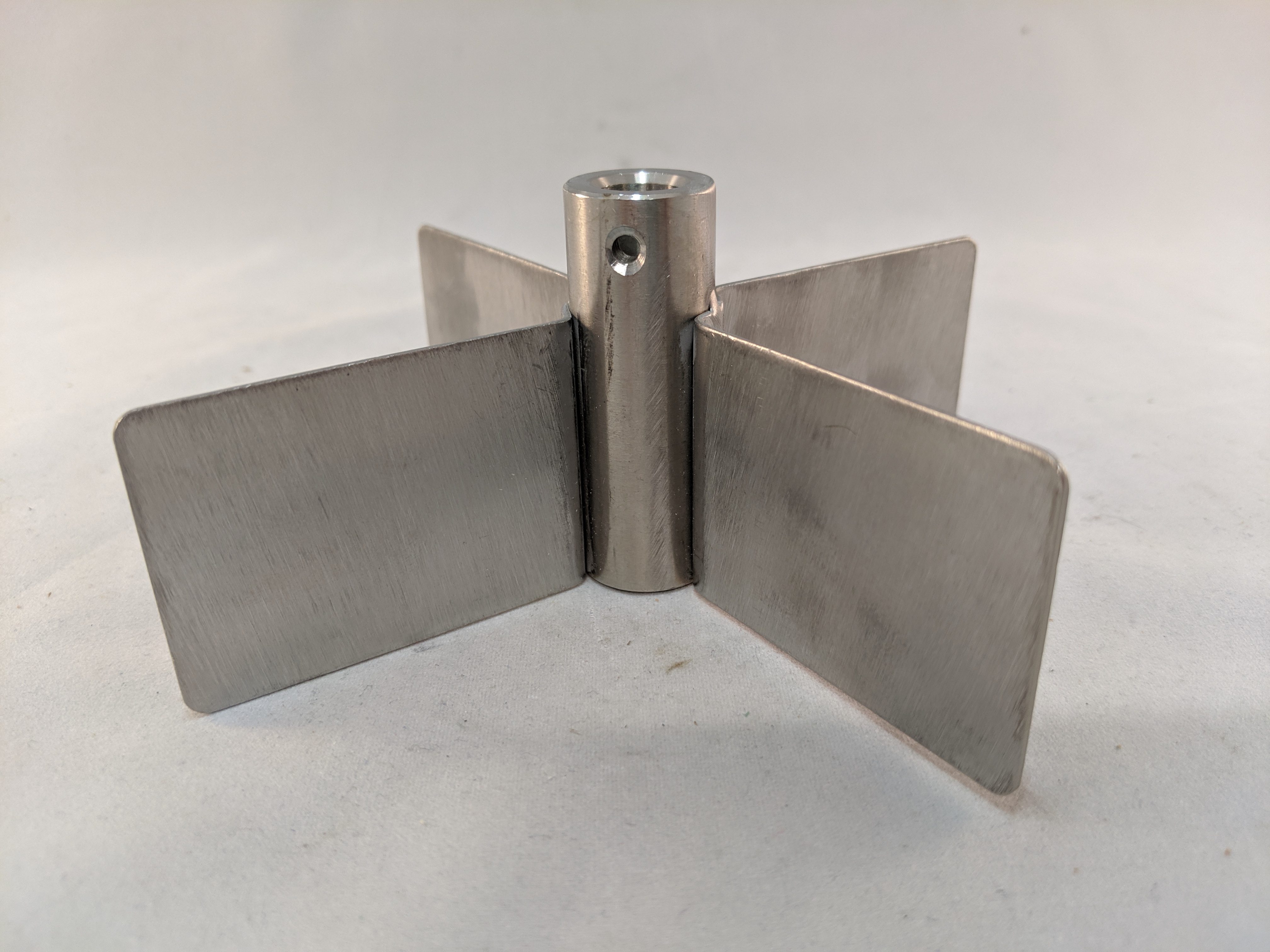 H-370 4 VANE 304SS PADDLE 1 1/2" X 5" WITH PINS H-370
