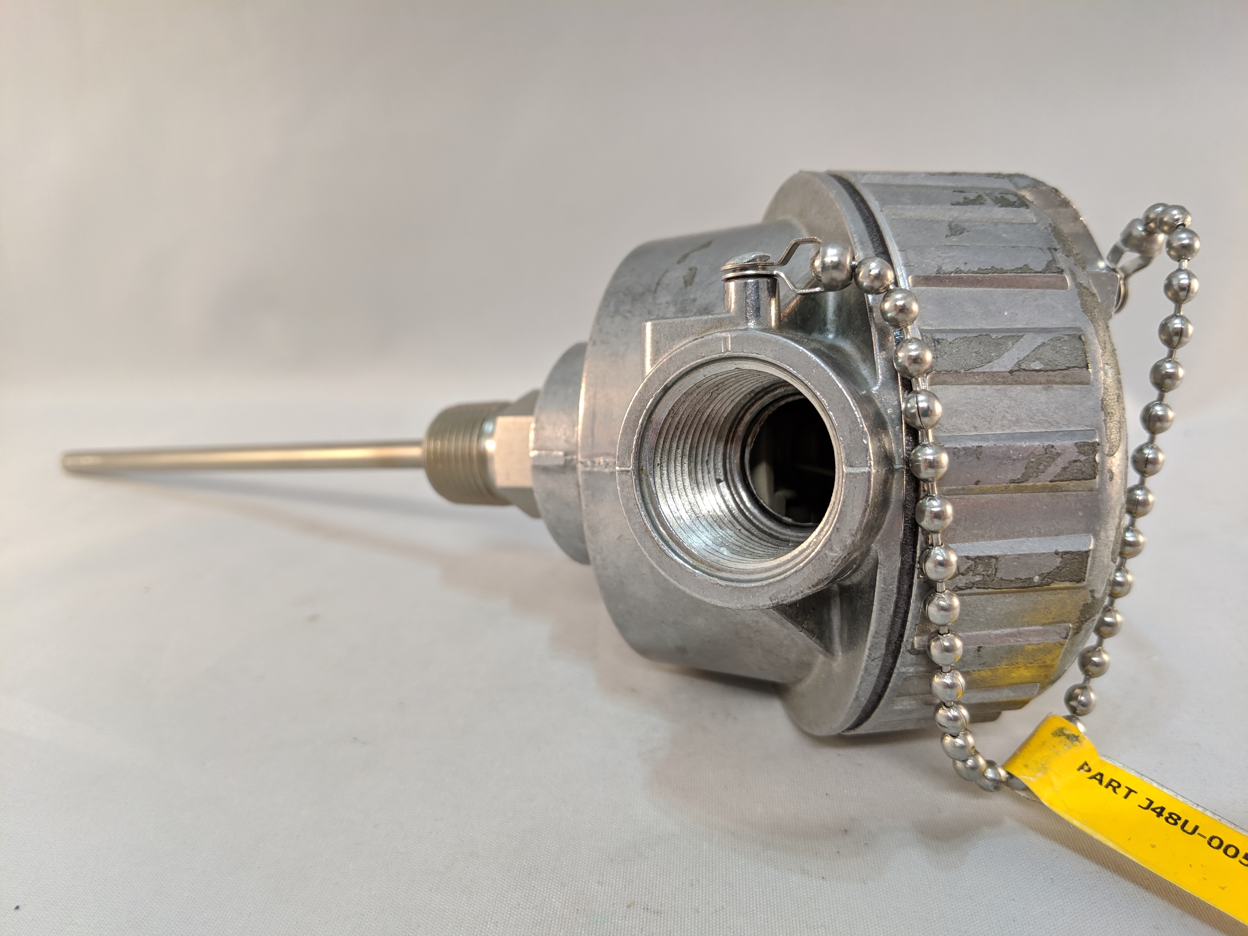 TYPE J THERMOCOUPLE, 1/4"X 5 1/2", 1/2"SS THREAD WITH HEAD GROUNDED