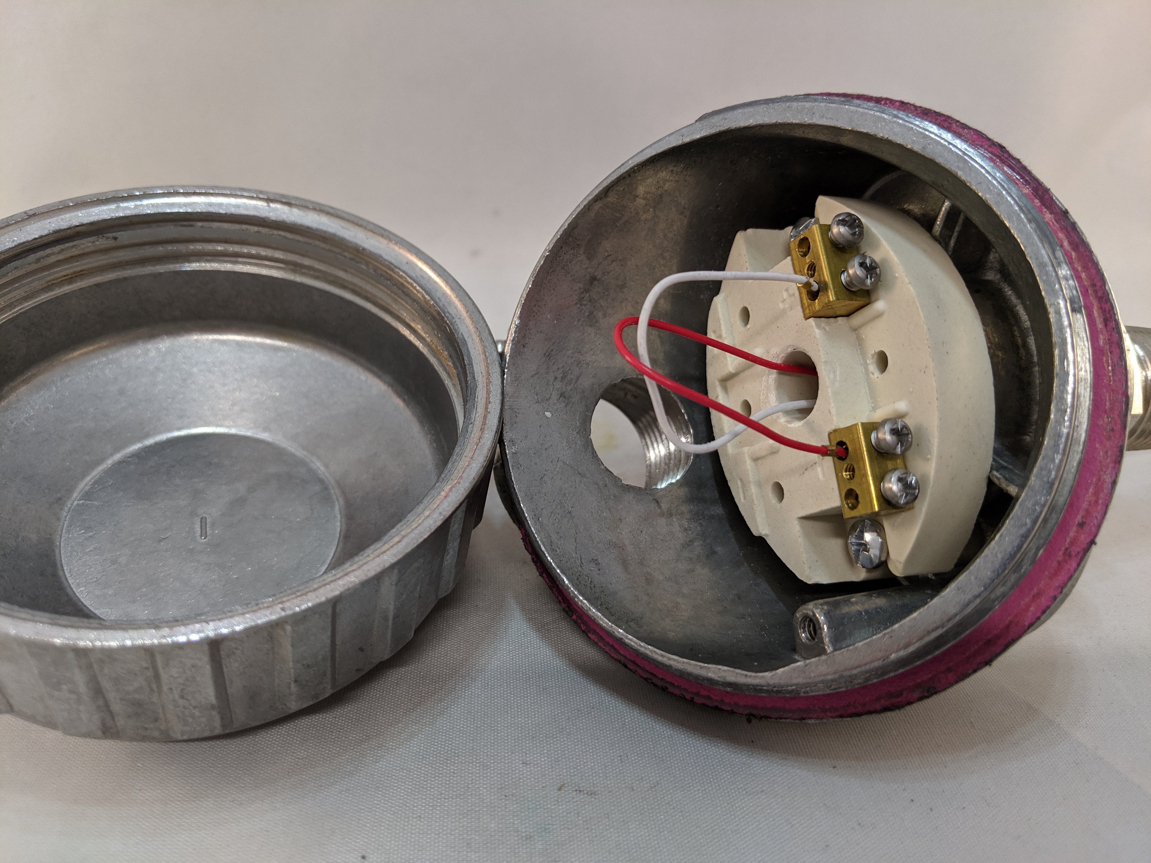 TYPE J THERMOCOUPLE, 1/4"X 5 1/2", 1/2"SS THREAD WITH HEAD GROUNDED