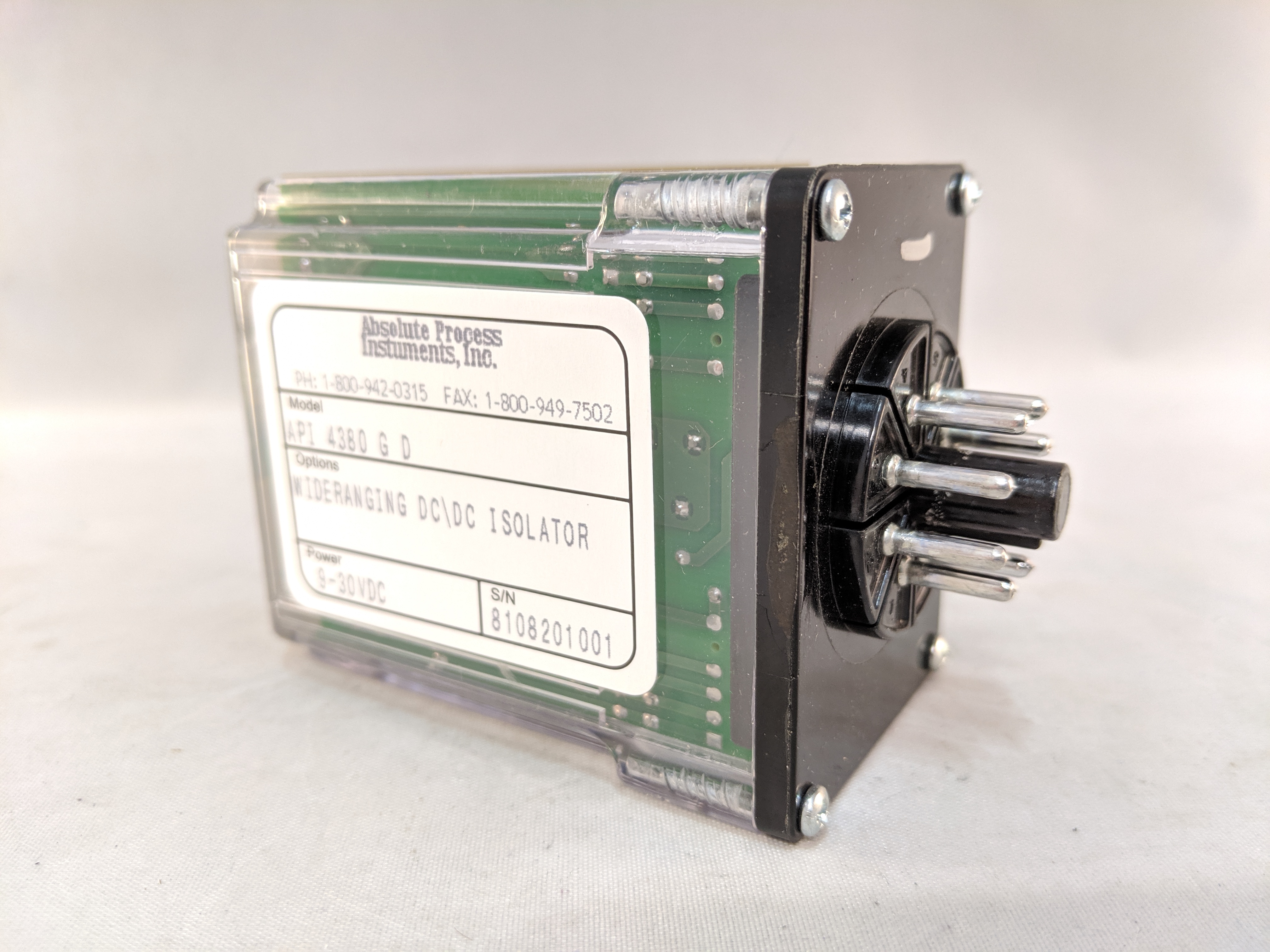 PLUG-IN DC/DC TRANSMITTER FIELD RANGEABLE 9-30VDC POWER