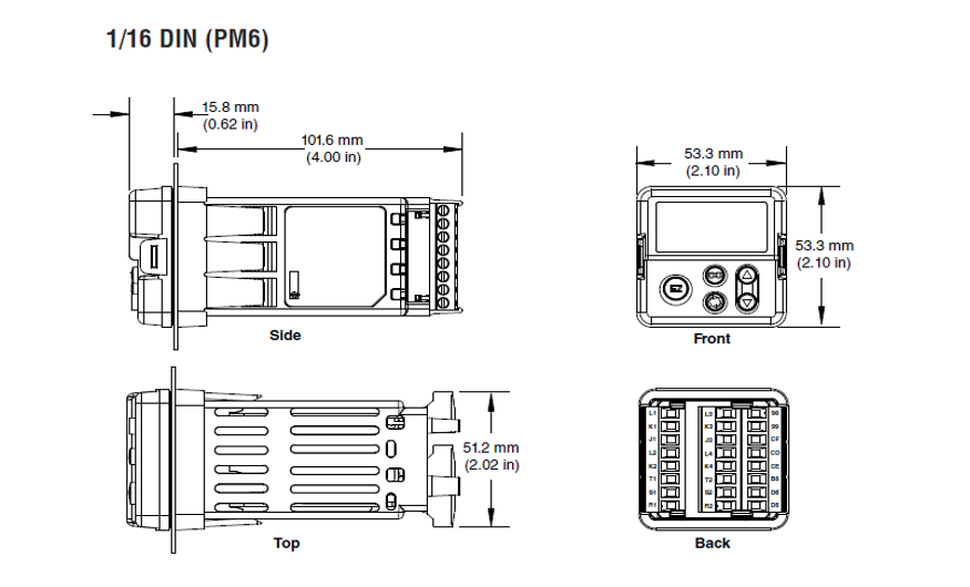 EZ-ZONE PM PID CONTROLLER, 12-40VDC