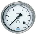 113.53 SERIES, 1.5" DIAL, 0-5000PSI/BAR, 1/8"NPT, CENTER BACK MOUNT, LIQUID FILLED