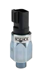 100 Series Mechanical Compact Pressure Switch, Zinc-Nickel Plated Steel Wetted Materials, BUNA-N Diaphragm, 1 SPST, Normally Open, 7/16-20 SAE male, 3,000 psig to 6,000 psig, Deutsch Integral 2-Pin (DT04-2P)