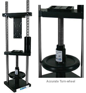 Shimpo Hand Wheel Operated Test Stand, 1000 lb (500 kg) Capacity
