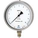 Wika 332.54 Series Dry Precision Test Pressure Gauge, 4" Dial, 0 to 400 psi, 1/4 NPT SS Lower Mount