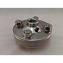 Wika L990.10.N4FXN4F.SS.SS-2.SS.SS.VI.1500, 1/2" x 1/2", Stainless Steel Upper, Lower & Diaphragm, 1/4" Flushing Connection, Viton O-Ring