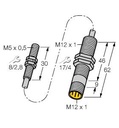 Turck Inductive Sensor, With Analog Output (BI1.5-EG05-0.3-M12-SIU-H1141)