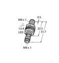 Turck Inductive Sensor, With Increased Switching Distance (BI2-M08K-AP6X-V1131)