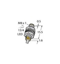 Turck Inductive Sensor, With Increased Switching Distance (BI3-M08KK-AP6X)