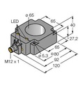 Turck Inductive Sensor, Ring Sensor (BI65R-Q80-AP6X2-H1141)