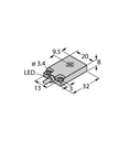 Turck Inductive Sensor, In Stainless Steel Housing (BI7-Q08F-RN6X)