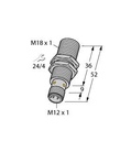 Turck Inductive Sensor, For the Food Industry (BI8U-EM18WD-AP6X-H1141)