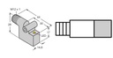 Turck Magnetic Field Sensor, For Pneumatic Cylinders (BIM-IKE-AP6X-H1141 W/KLI3)