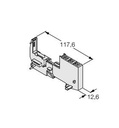 Turck BL20 base module, Tension spring connection (BL20-S3T-SBC)