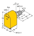Turck Flow Monitoring, Immersion Sensor with Integrated Processor (FCS-N1/2A4P-AP8X-H1141)