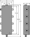 Turck FOUNDATION fieldbus, IP67 junction box, 6-channel (JBBS-49SC-E613/EX)