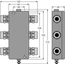 Turck FOUNDATION fieldbus, IP67 junction box, 4-channel (JBBS-49SC-T415B/EX)