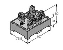 Turck FOUNDATION fieldbus and PROFIBUS-PA, IP20 junction box, 4-channel (JRBS-40SC-4R/EX)