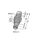 Turck Inductive Sensor, For the Food Industry (NI15U-EM18WD-AP6X-H1141/3GD)