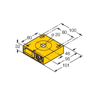 Turck Inductive Sensor, Ring Probe (NI20R-)