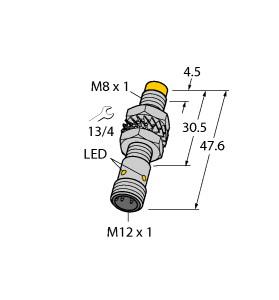 Turck Inductive Sensor (NI3-M08-AP6X-H1341)