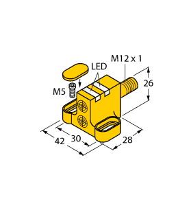 Turck Inductive Sensor, For Rotary Actuators (NI4-DSC26-2Y1X2-H1140)