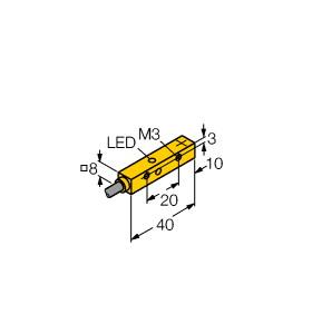 Turck Inductive Sensor, With Extended Switching Distance (NI4U-Q8SE-AN6X)