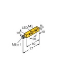 Turck Inductive Sensor, With Extended Switching Distance (NI4U-Q8SE-AP6X-V1131)