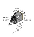 Turck Inductive Sensor, With Extended Switching Distance (NI50U-QV40-AP6X2-H1141)