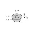 Turck Accessories, Adapter Sleeve, For Encoders RI-QR24 (RA4-EQR24)
