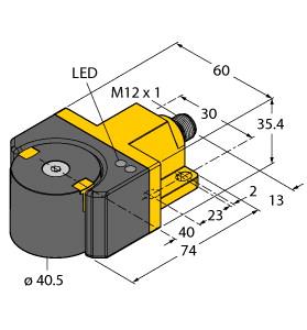 Turck Inductive Angle Sensor, With Analog Output, Premium Line (RI360P1-DSU35-ELIU5X2-H1151)