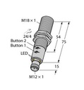 Turck Ultrasonic Sensor, Diffuse Mode Sensor (RU130U-M18E-2UP8X2T-H1151)