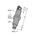 Turck Ultrasonic Sensor, Diffuse Mode Sensor (RU40U-M18ES-LI8X2-H1151)