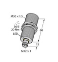 Turck Ultrasonic Sensor, Diffuse Mode Sensor (RU40U-M30M-2UP8X2-H1151)
