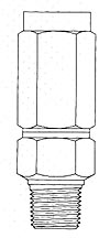 SNUBBER 3/8" BRASS 0-5000PSI FOR GAS & LIQUID