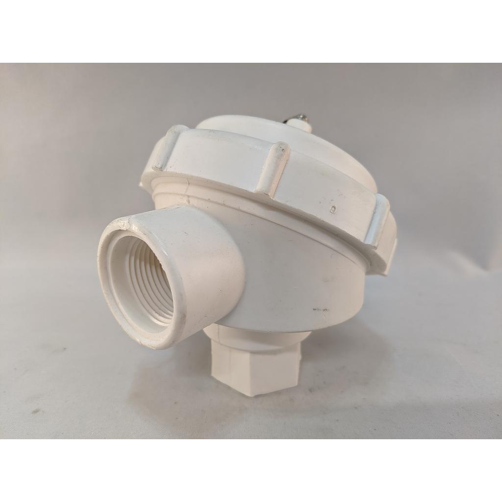 | OBSOLETE | WHITE POLY HEAD FOR T/C AND RTD ASSEMBLY, 1/2"NPT X 3/4"NPT