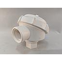 | OBSOLETE | WHITE POLY HEAD FOR T/C AND RTD ASSEMBLY, 1/2"NPT X 3/4"NPT