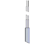 Watlow Firerod Heater; 1/2" x 4"; 120V; 500W; 12" Fiberglass Leads