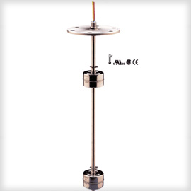 LS-700 1"NPT, SS STEM, 2 SS FLOATS (LS-700-3C-SS-SS-SPST-100-GR2-2)