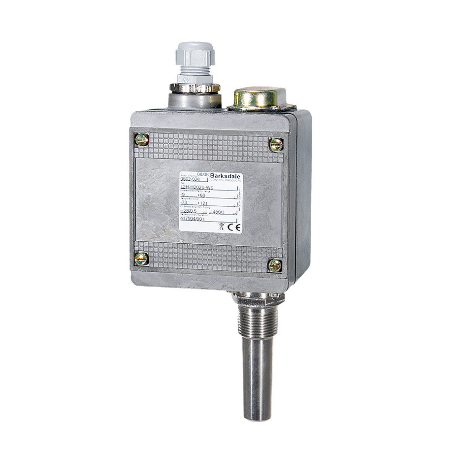 Barksdale Temperature Switch With Brass Well