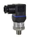 Wika A-10 Transducer, -30 InHG (Vacuum) - 0 PSI Range, 1/4" NPT, 4-20 mA, 2-wire Hirschman Connector