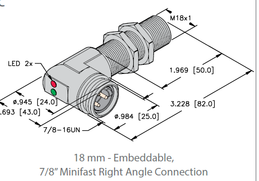 Turck  (BI5-G18-AZ3X-B1431 60MM)