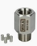 Wika 910.12.300 Series Throttling Snubber, 316 SS, 1/4" NPT, 5800 PSI Max