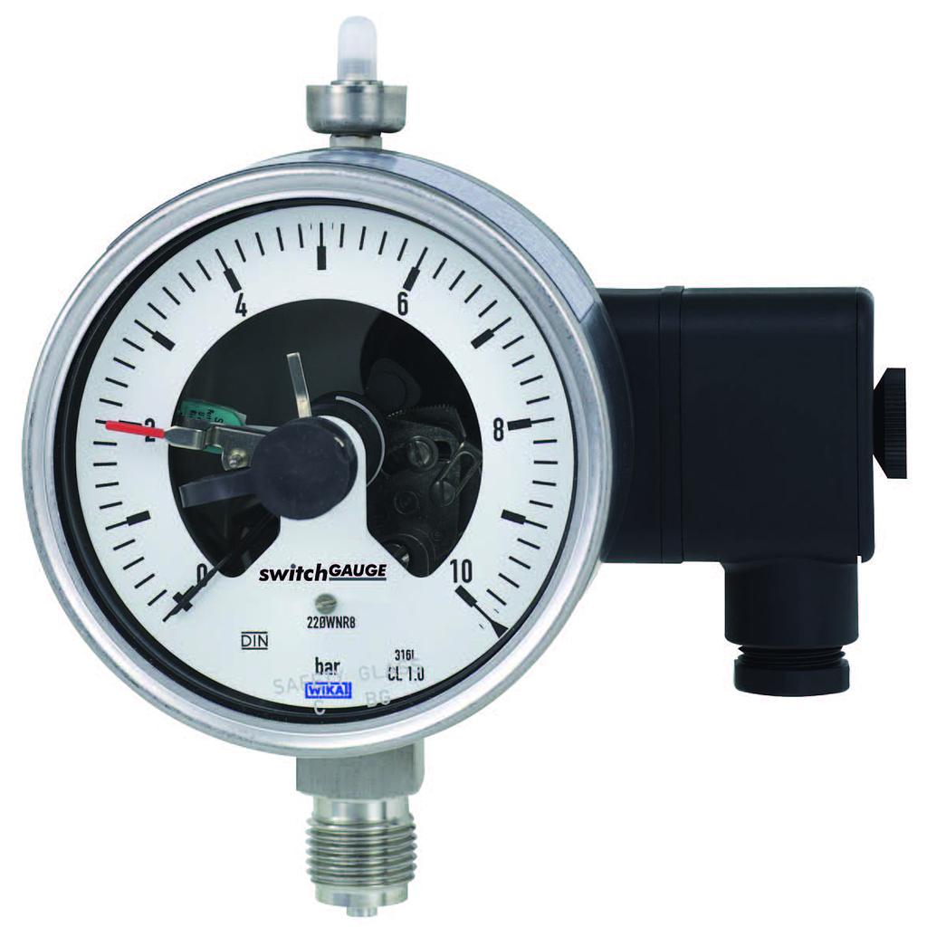 Wika MODEL PGS23.100/821.21PRESSURE GAGE WITH SWITCH