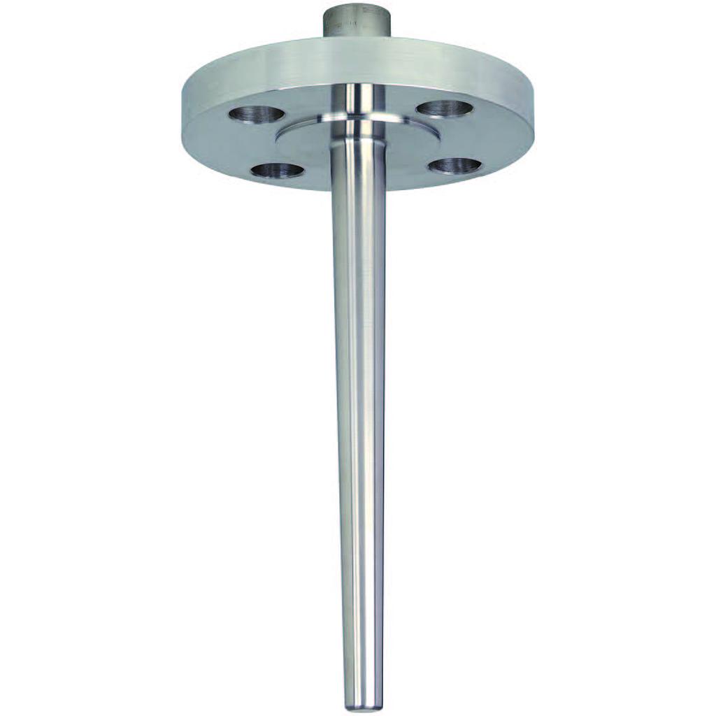 Wika TW10-F FPW 2" 150LB FLANGED, 1/2" NPT female CONNECTION TO THERMOMETER, U=30" INSERTION