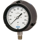 Wika 212.34 Series Industrial Dry Process Gauge, 4.5" Dial, 0 to 160 PSI, 1/4" NPT Brass Lower Mount