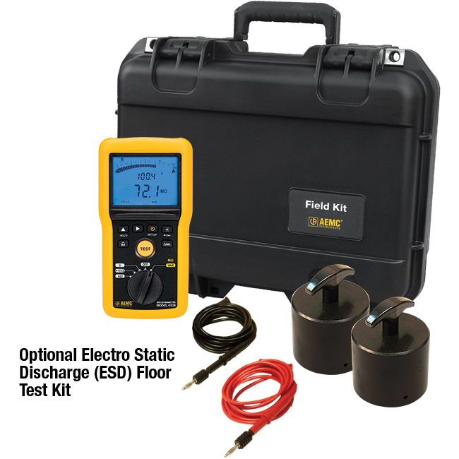 AEMC 6536 Megohmmeter ESD Floor Kit