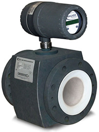NIAGARA 6600 SERIES MAGNETIC FLOWMETER 1" PTFE LINER, INTEGRAL TRANSMITTER, 90-265VAC, 50/60HZ