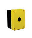 Commander Series Polycarbonate Enclosure 4 x 3 x 2 in. Yellow Push Button 22mm Hole
